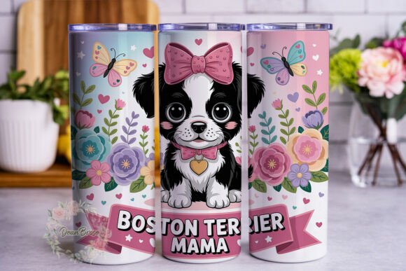 Cute Boston Terrier Mama 20oz Tumbler Wr Graphics