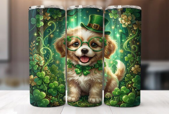 Dog Lover St Patrick's Day Tumbler Wrap Graphics Review
