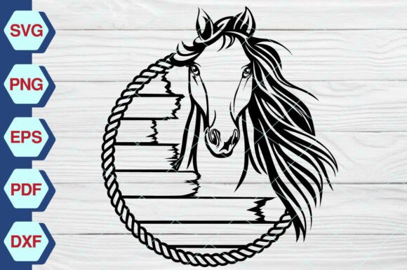 Horse Split Frame SVG EP355: Graphics and Illustrations Review