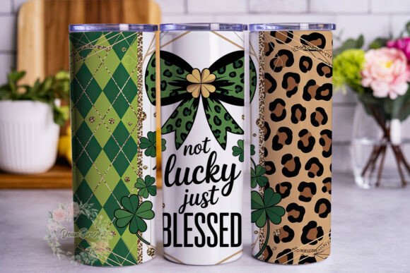 Lucky Leopard Green Glitter 20oz Tumbler – Tumbler Wraps Graphics Review