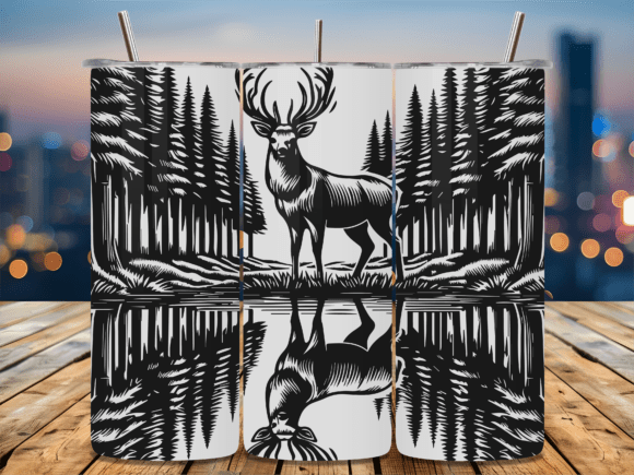 Wildlife Animal Deer Pine Tumbler Graphics Review